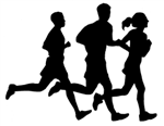children running